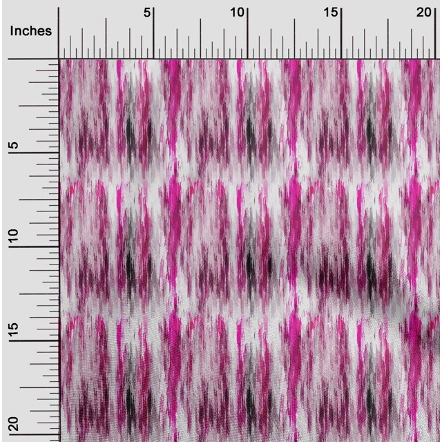 oneOone Cotton Poplin Magenta Fabric Liquid Drip Abstract Sewing Craft Projects Fabric Prints By Yard 56 Inch Wide