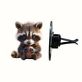 thumbnail image 2 of Boovnll Candle, Small Raccoon 2D Flat Car Outlet Clip- Car Diffuser, Candles, Scented Candles, Candles for Home Scented, 2 of 8