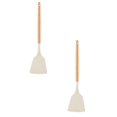 thumbnail image 1 of Oleegame 2PC Kitchen Utensils Set Kitchenware Spatula Heat Silicone Spatula Household Soup Spoon Food Grade Stir Fry Scoop Omelette Frying Scoop Set Combination, 1 of 4