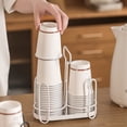 thumbnail image 4 of Birdeem Organisateur de Gobelets de Qualité Commerciale – Étagère de Rangement en Fer Robuste pour Plus de 20 Gobelets Jetables / Conception Antirouille, 4 of 6