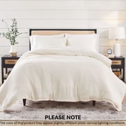 Better Homes & Gardens 3-Piece Vanilla Dream Gauze Comforter Set, Adult Full/Queen – Ideal for All Seasons