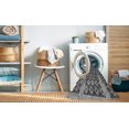 thumbnail image 2 of Ahgly Company Tapis Rond Lavable en Machine Intérieur Transitionnel Gris Foncé, 3 Pieds Rond, 2 of 7