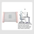 thumbnail image 4 of Repose-pieds Ergonomique à 6 Hauteurs Réglables sous le Bureau, Tabouret Repose-Pieds pour sous le Bureau au Travail avec Texture de Massage et Rouleau pour Bureau, 4 of 8