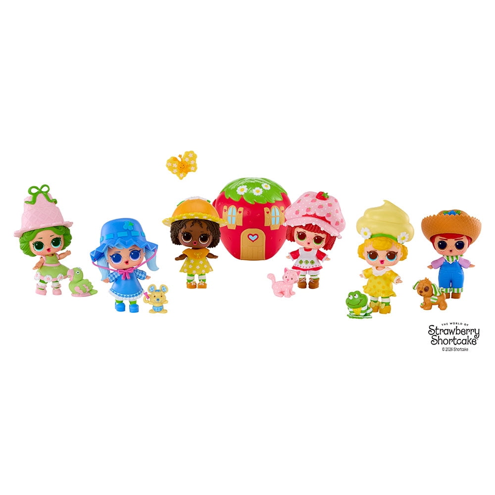 Lot Tout-petits L.O.L. Surprise! Loves Strawberry Shortcake avec poupées parfumées