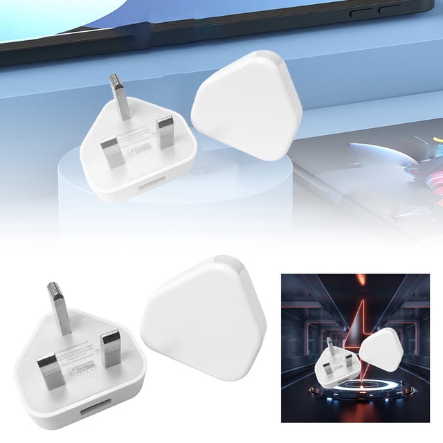 1A UK Standard USB Travel Charger Adapter With Three Ports For Mobile Phones