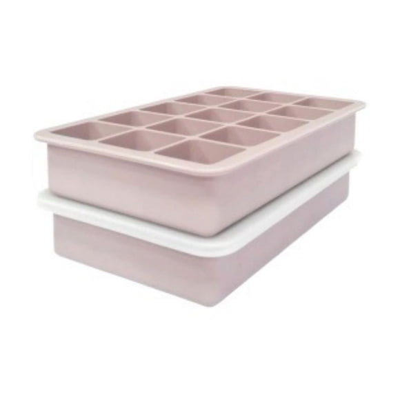 Birdeem Bac à Glaçons en Silicone Bacs à Glaçons avec un Total de 15 Compartiments pour Gros Glaçons Carrés au Réfrigérateur Whisky Cocktail Vin Fruit