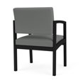 thumbnail image 5 of Fauteuil d'Appoint pour Réception et Salle d'Attente Lenox en Acier / Acier Noir / Gris Pâle, 5 of 5