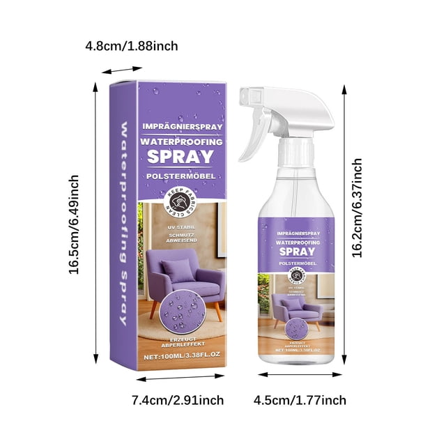 JJKBVCLO Vaporisateur pour Meubles pour Prévenir les Liquides et les Taches, Durable, pour Tissus au Salon et dans la Cuisine, Maintenir une Sensation de Fraîcheur et