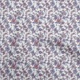 thumbnail image 1 of oneOone Polyester Spandex White Fabric Asian Japanese Floral Sewing Craft Projects Fabric Prints By Yard 56 Inch Wide, 1 of 4