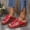 Rouge, variante sur Sandales Mia Sandales Plates pour Femmes avec Soutien de Voûte Chaussures Dames Plage Sandales Orthopédiques Été Antidérapantes Pantoufles Décontractées Sandales Extensibles pour Femmes en Liquidation