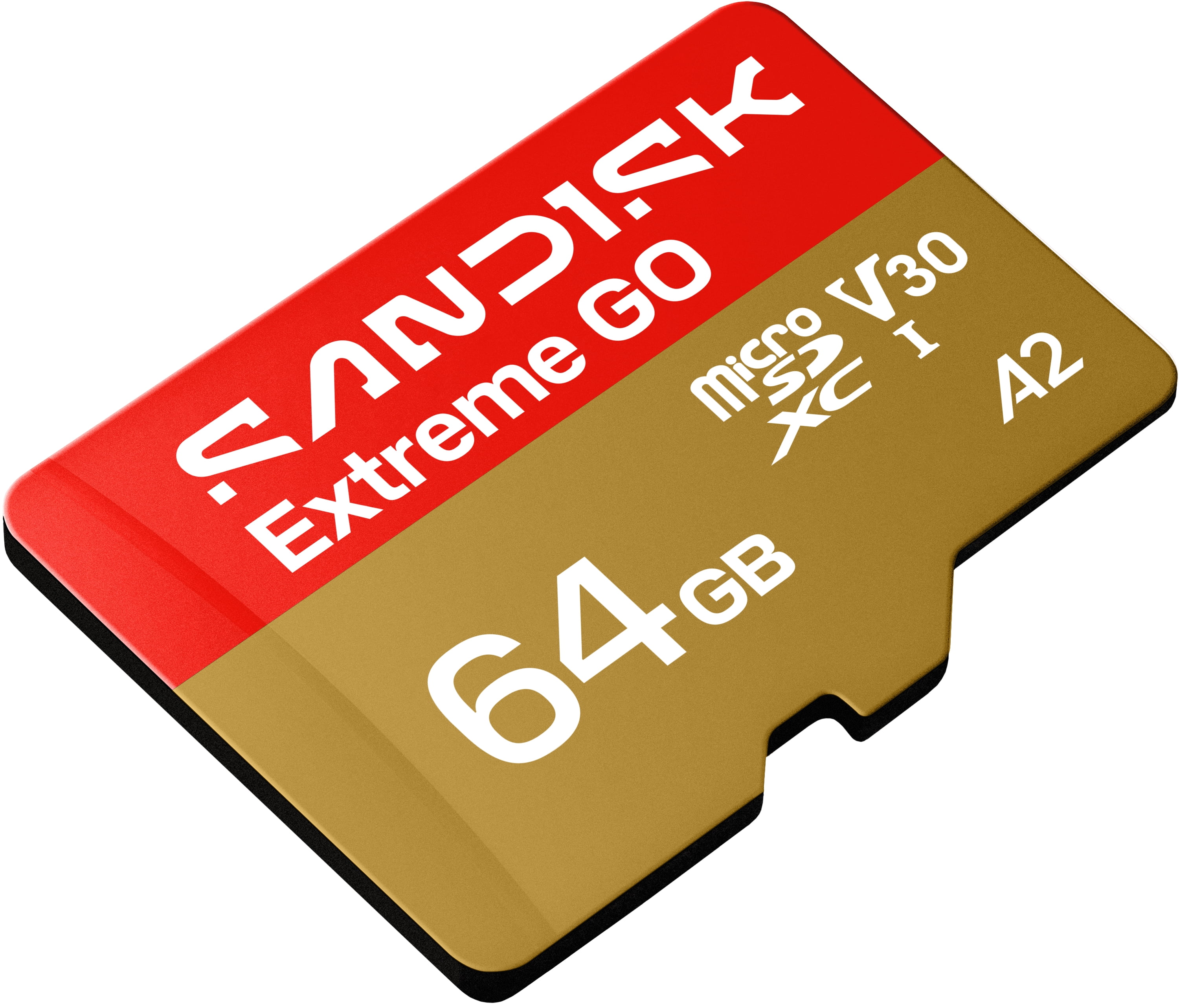 Carte microSDXC™ UHS‑I SANDISK Extreme® GO 64Go