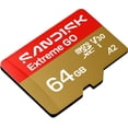 thumbnail image 2 of Carte microSDXC™ UHS‑I SANDISK Extreme® GO 64Go, 2 of 10
