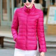 thumbnail image 2 of Hauts pour Femmes Manches Longues Mode Manteau pour Femmes Vêtement d'Extérieur Uni Garder au Chaud Manches Longues Hauts pour Dames, 2 of 6