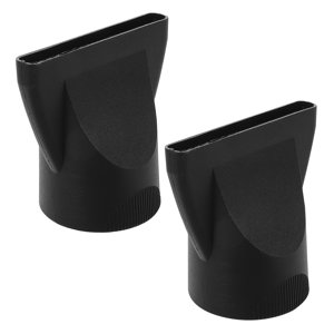 2pcs Séchoir à cheveux noir Attache de la buse Salon Styling Concentrateur Diffuseur Conseils pour les sécheurs à cheveux pour les accessoires de coiffure bouclés 4.5cm