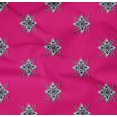 thumbnail image 4 of oneOone Organic Cotton Poplin Twill Fabric Floral Block Print Fabric BTY 42 Inch Wide, 4 of 4