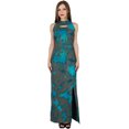 thumbnail image 1 of Bimba Robe Longue Chic d'Été pour Femmes Robe de Vacances Sans Manches, 1 of 7