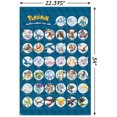 thumbnail image 2 of Pokémon - Legendary Wall Poster, 22.375" x 34" Framed, 2 of 4