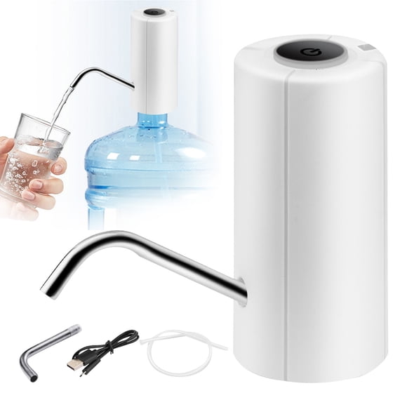 Faucet Hardware Kit Water Dispenser for 5 Gallon Bottle Water Pump for 5 Gallon Jug with and Usb Charging Portable Automatic Water Jug Dispenser for Camping Tap Accessories Plumbing Hardware Kitchen