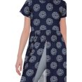 thumbnail image 4 of Moomaya Kurtis en Coton à Fente avant pour Femmes, Kurti Longue Imprimée, Robe, Haut Indien, 4 of 5