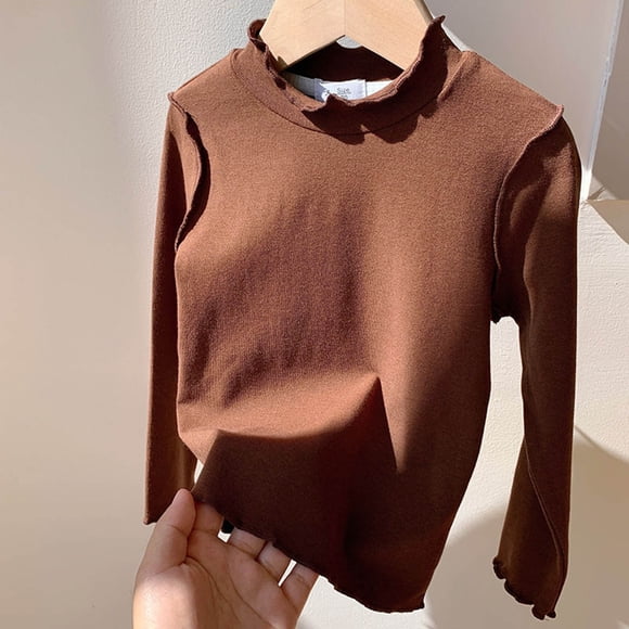 Kids T Shirts for Kids Coffee Long Sleeve Shirt Girls Crewneck T-Shirts Fall Tops Tees Cotton Kids Sweatshirt Girls Shirts Size 8-9 Years