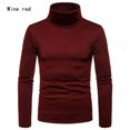 thumbnail image 1 of Mens Slim Fit Casual Turtleneck Sweaters Knitted Pullover Thermal Sweaters, 1 of 6