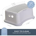 thumbnail image 4 of Dreambaby® Step Stool - Grey Dots 18 Months+ | Durable Plastic | Lightweight | Non-slip Base | Slip Resistant, 4 of 7
