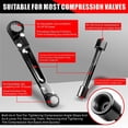 thumbnail image 3 of C 50# Steel Stop Wrench Only Tire Socket Tool For Auto Repair 9.8 Inch, 3 of 4