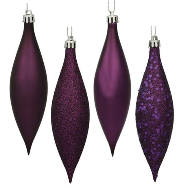 Vickerman N500126 5.5 in. Prune Drop 4 Finition Asst 8-Bx