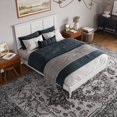 thumbnail image 4 of Charlotte Queen Solid Wood Low Profile Platform Bed in White, 4 of 13