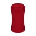 thumbnail image 4 of Timegard Tank Tops Men Athletic Comfy Solid Color Hoodies Pullover Casual Sleeveless Tee Shirts Summer, 4 of 6