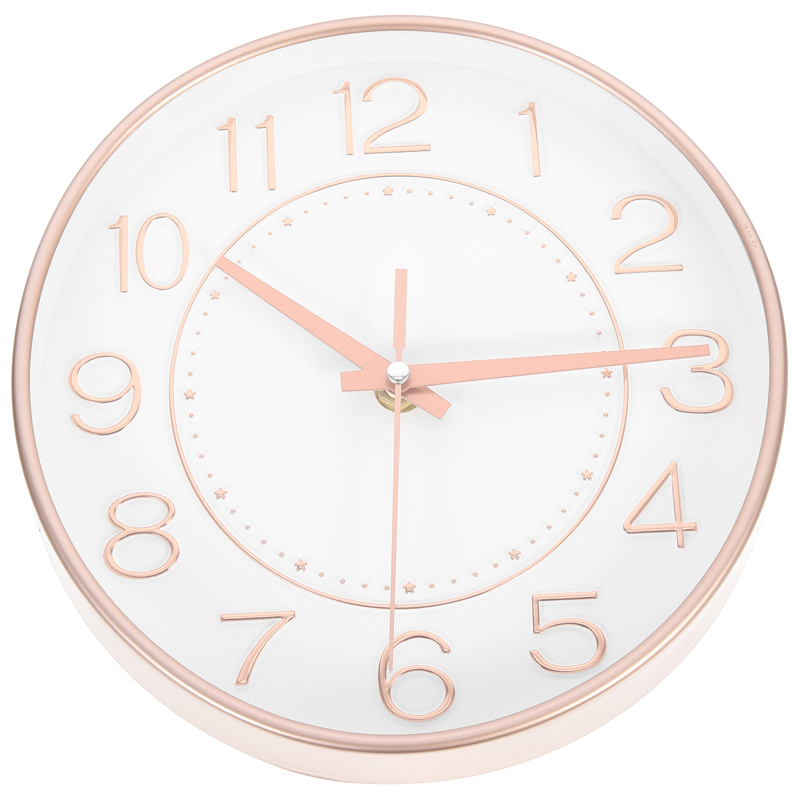 MasteelfCA Stylish Plastic Hanging Clock Decor Living Room Glass Wall Wall-mounted Decor