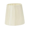 thumbnail image 4 of Table Lamp Shade Drum Lamp Shade Pleated Lamp Shade Simple Fabric Lampshade Clip on, 4 of 8