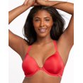 thumbnail image 1 of Maidenform Womens Pure Genius T-Back Bra with Lace, 36B, Red StoneCoral Punch, 1 of 1