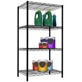 thumbnail image 2 of 4 Tier Steel Wire Shelf, Black, 2 of 3