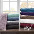 thumbnail image 4 of Beautyrest Plush Heated Blanket, Full, Red, 4 of 11