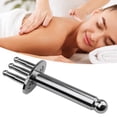 thumbnail image 4 of Therapy Stick Multifunctional Ergonomic Design Portable Three Head Massage Therapy Stick for Officer, 4 of 8