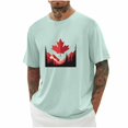 thumbnail image 1 of Pisexur T-shirts pour Hommes, Imprimé Col Rond Mode Décontractée Manches Courtes Blouses Vert Menthe, S Chemises de Golf Hommes & Chemises Hommes, 1 of 6