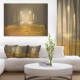 thumbnail image 1 of Urban Street at Night - Landscape Photo Canvas Art Print, 1 of 3