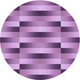 thumbnail image 1 of Ahgly Company Machine Washable Indoor Round Transitional Orchid Purple Area Rugs, 4' Round, 1 of 7