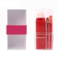 thumbnail image 1 of Royalbelle 8-In-1 Makeup Brush Set with Transparent Box Multi-Functional Portable Square Retractable Makeup Brushes for Travel, 1 of 7