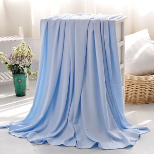 Big Offres Chandails de glace d'été pour les sleepers chauds & Sweats de nuit Ba Mboo Fibre légère couverture de glace pour toute la saison Edition Ultra Cool Blancs de glace légers Absorbe Couverture pondérée par la chaleur corporelle