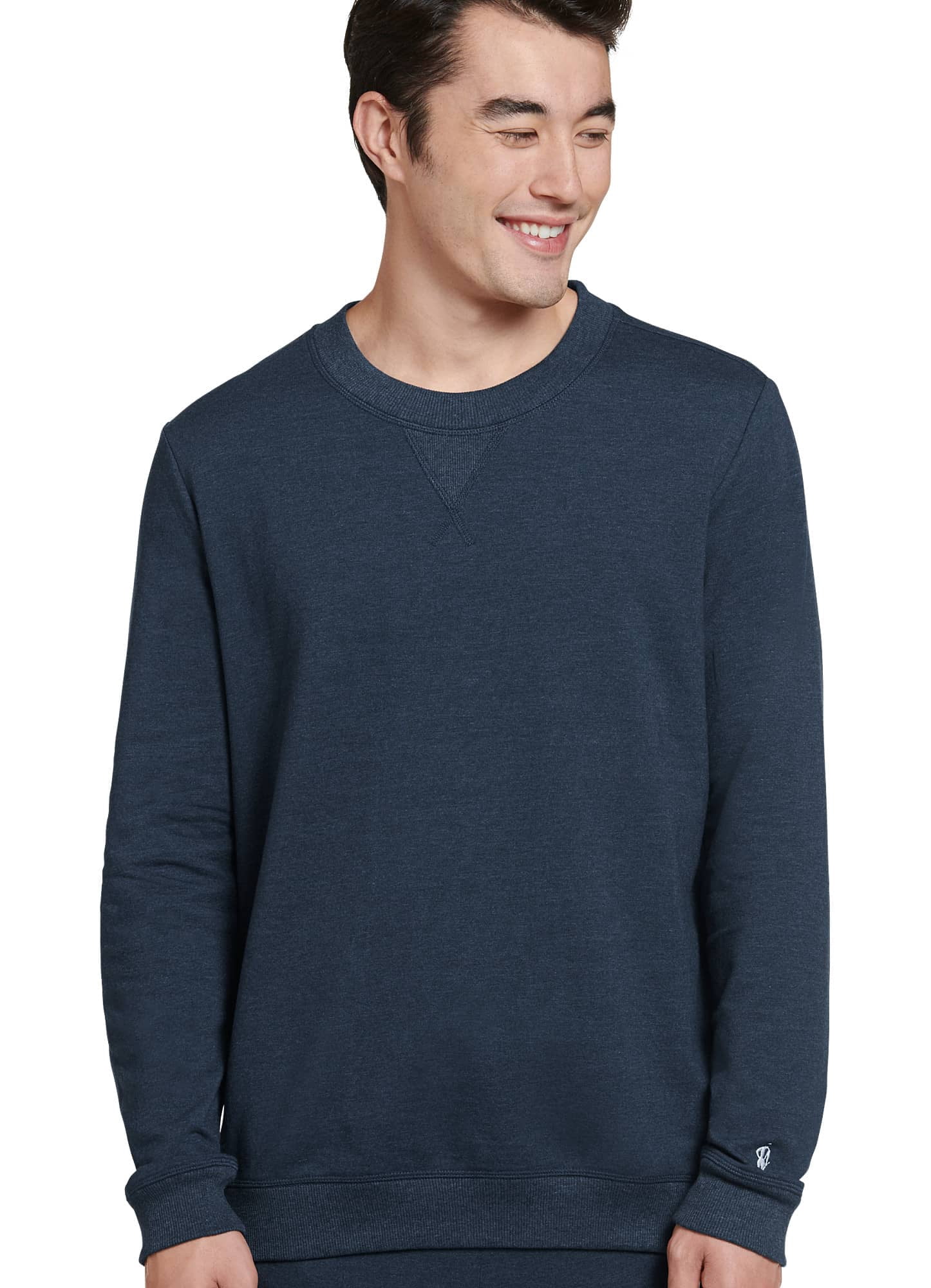 Jockey Lightweight Cotton Blend Fleece Crew Sweatshirt