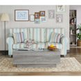 thumbnail image 4 of Bowery Hill Table Basse à Plateau Relevable en Bois, Chêne Gris Vintage, 4 of 9