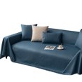 thumbnail image 1 of Couch Cover Sofa Cover Simple Solid ColorSectional Sofa Slipcover Wear-resistant Anti-slip Cushion, 1 of 7