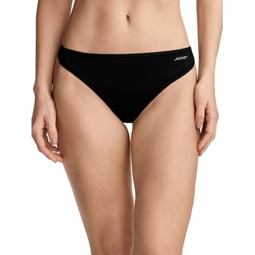 Jockey Essentials Stretch My Way Thong Underwear - 3 Pack