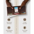 thumbnail image 3 of Trifold Wallets For Men RFID - Leather Slim Mens Wallet With ID Window Front Pocket Wallet Gifts For Men, 3 of 6