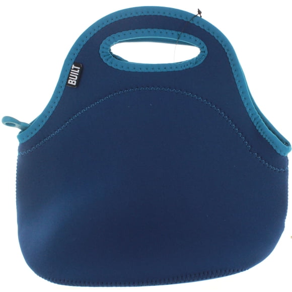 Built NY Gourmet Getaway Neoprene Lunch Tote Bag - Insulated Reusable, Navy