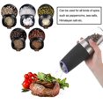 thumbnail image 4 of Gravity Electric Salt Ginder Pepper Grinder, Automatic Pepper and Salt Mill Grinder Battery-Operated with Adjustable Coarseness, LED Light, One Hand Operated, 4 of 9