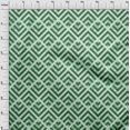 thumbnail image 4 of oneOone Cotton Poplin Green Fabric Geometric Craft Projects Decor Fabric Printed By The Yard 56 Inch Wide, 4 of 4