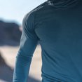 thumbnail image 4 of Handshe Chandail à Capuchon d'Été pour Homme à Imprimé Soleil, Léger et Respirant, Protection Solaire UPF 50+, Manches Longues, pour la Randonnée, la Course et les Activités de Plein Air, Grande Taille, 4 of 5